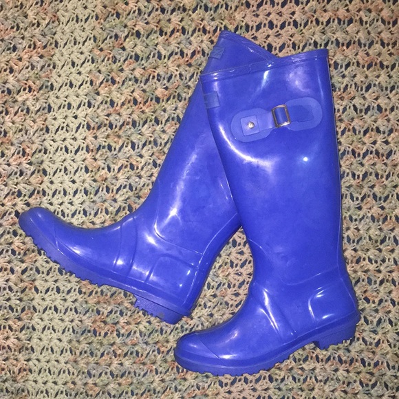 Seven7 Women’s Blue Rain Boots sz 9 - Picture 5 of 5